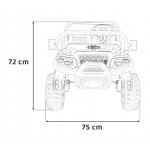 Elektrická Bugina - Buggy Champion Pick-up - čierna